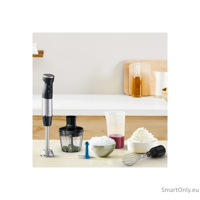 TEFAL | HB67E830 Quickchef+ | Hand Blender | 1000 W | Hand Blender | Number of speeds 20 | Turbo mode | Ice crushing | Black/Stainless Steel 10 TEFAL | HB67E830 Quickchef+ | Hand Blender | 1000 W | Hand Blender | Number of speeds 20 | Turbo mode | Ice crushing | Black/Stainless Steel 10