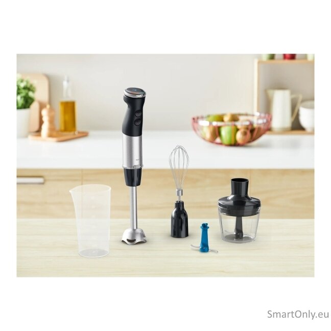 TEFAL | HB67E830 Quickchef+ | Hand Blender | 1000 W | Hand Blender | Number of speeds 20 | Turbo mode | Ice crushing | Black/Stainless Steel 11 TEFAL | HB67E830 Quickchef+ | Hand Blender | 1000 W | Hand Blender | Number of speeds 20 | Turbo mode | Ice crushing | Black/Stainless Steel 11