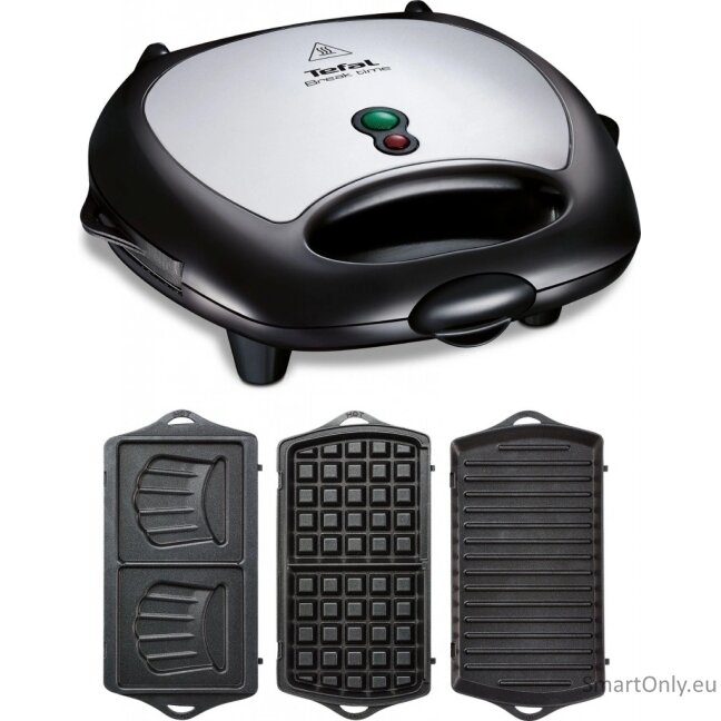 TEFAL | Sandwitch Maker | SW614831 | 700 W | Number of plates 3 | Black/Stainless Steel 3 TEFAL | Sandwitch Maker | SW614831 | 700 W | Number of plates 3 | Black/Stainless Steel 3