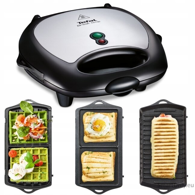 TEFAL | Sandwitch Maker | SW614831 | 700 W | Number of plates 3 | Black/Stainless Steel 4