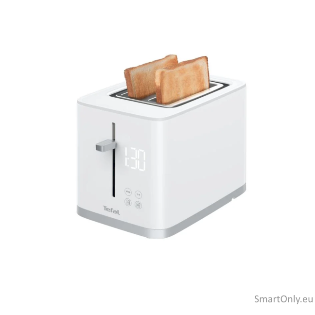 TEFAL Toaster TT693110 Power 850 W Number of slots 2 Housing material Plastic White 1 TEFAL Toaster TT693110 Power 850 W Number of slots 2 Housing material Plastic White 1