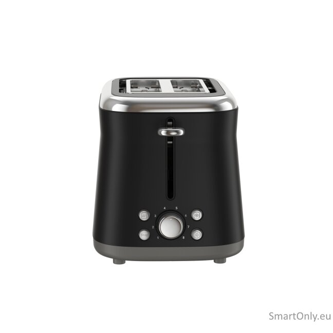 TEFAL Toaster | TT7208E0 Collection Retro | Power 850 W | Number of slots 2 | Housing material Stainless steel | Black 1 TEFAL Toaster | TT7208E0 Collection Retro | Power 850 W | Number of slots 2 | Housing material Stainless steel | Black 1