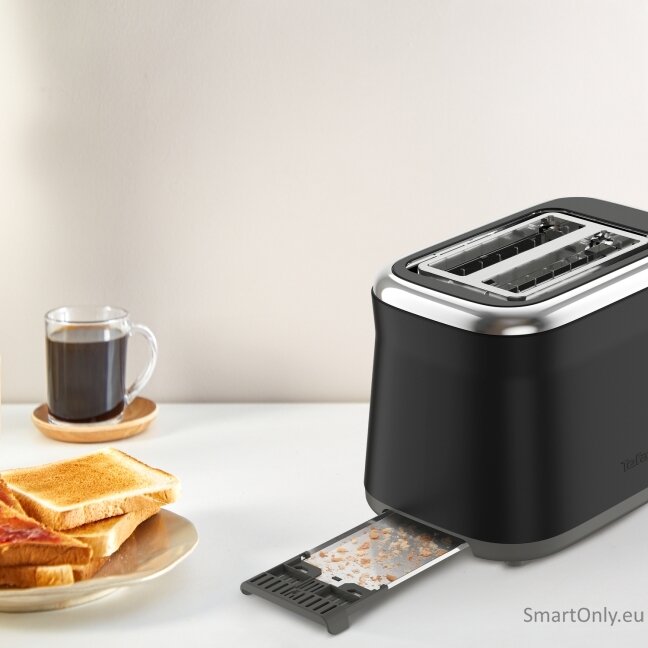 TEFAL Toaster | TT7208E0 Collection Retro | Power 850 W | Number of slots 2 | Housing material Stainless steel | Black 4 TEFAL Toaster | TT7208E0 Collection Retro | Power 850 W | Number of slots 2 | Housing material Stainless steel | Black 4