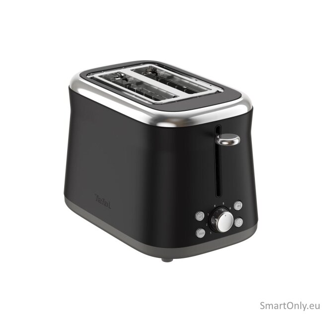 TEFAL Toaster | TT7208E0 Collection Retro | Power 850 W | Number of slots 2 | Housing material Stainless steel | Black 7 TEFAL Toaster | TT7208E0 Collection Retro | Power 850 W | Number of slots 2 | Housing material Stainless steel | Black 7