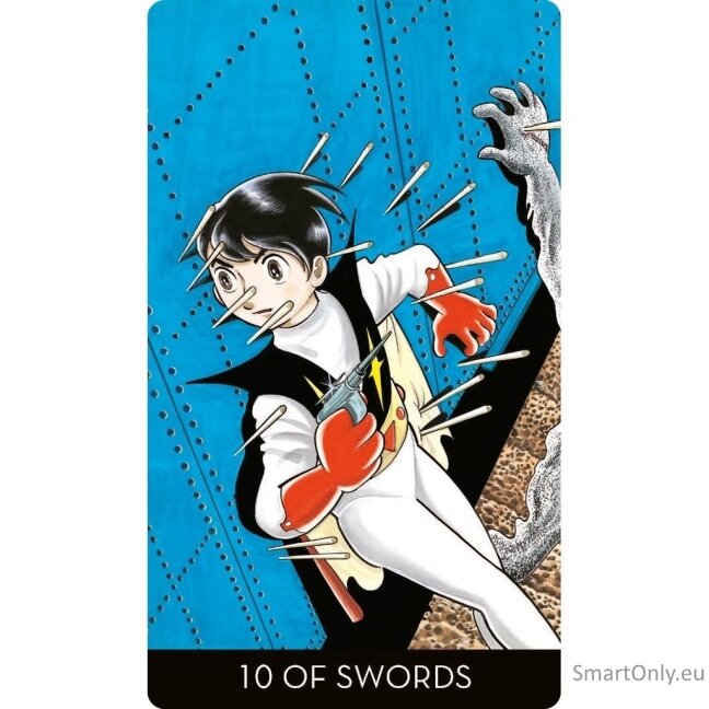 Tezuka Tarot kortų ir knygos rinkinys Lo Scarabeo 10