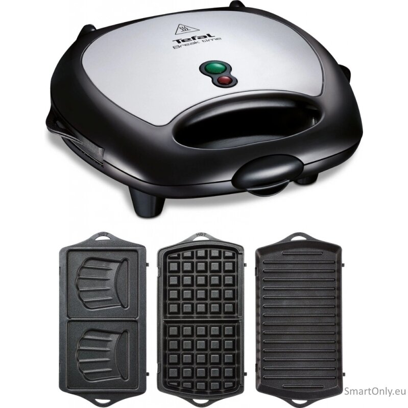 TEFAL | Sandwitch Maker | SW614831 | 700 W | Number of plates 3 | Black/Stainless Steel 3