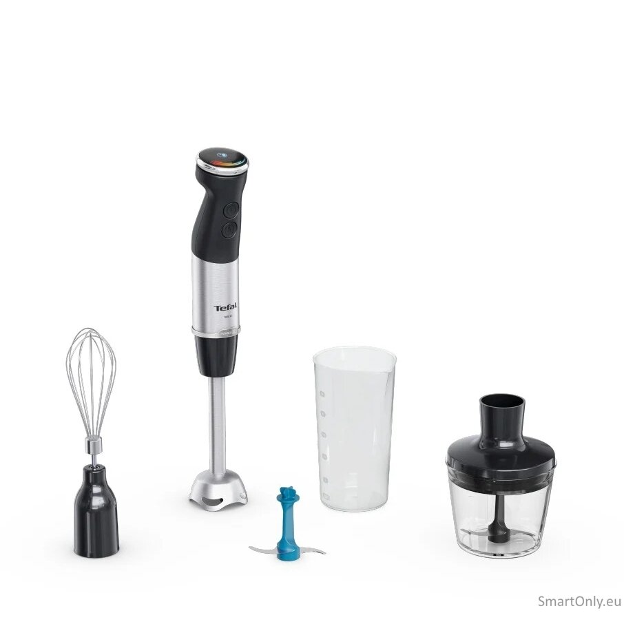 TEFAL | HB67E830 Quickchef+ | Hand Blender | 1000 W | Hand Blender | Number of speeds 20 | Turbo mode | Ice crushing | Black/Stainless Steel TEFAL | HB67E830 Quickchef+ | Hand Blender | 1000 W | Hand Blender | Number of speeds 20 | Turbo mode | Ice crushing | Black/Stainless Steel