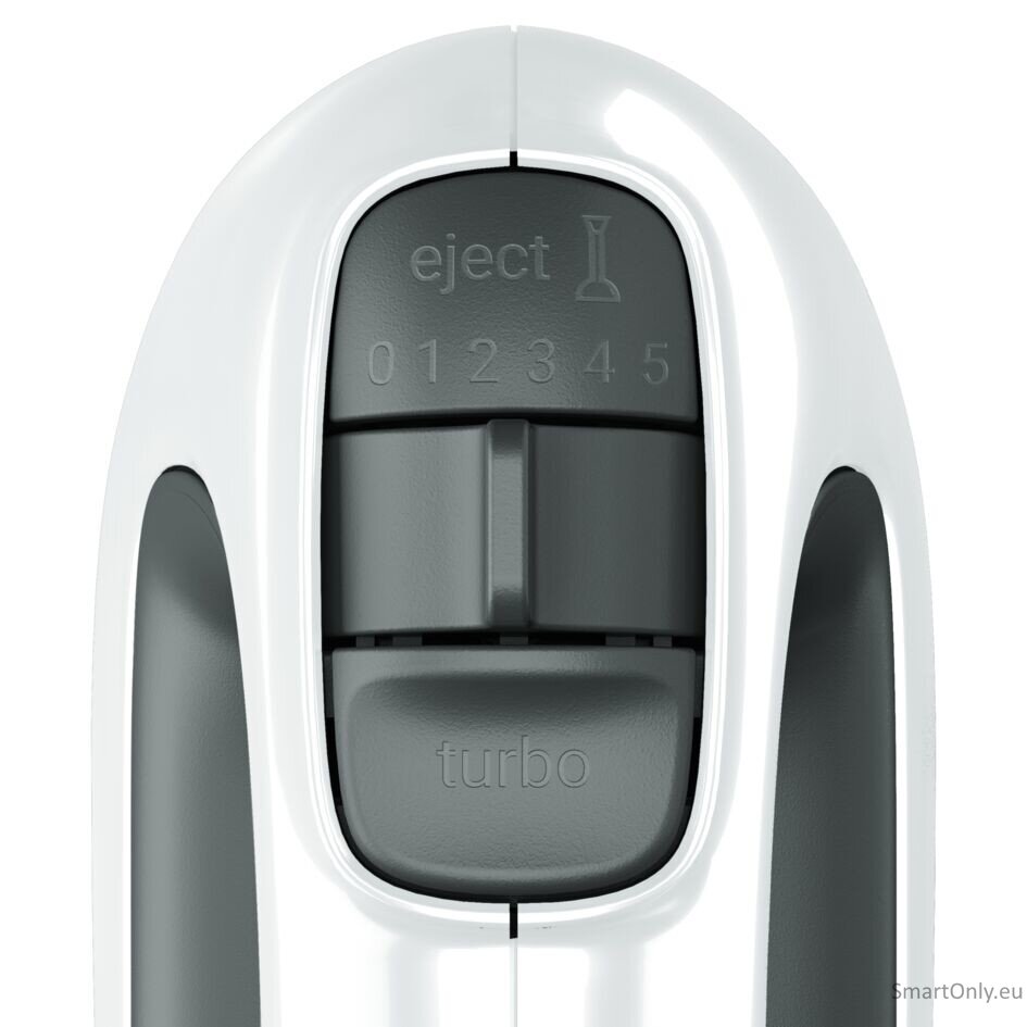 TEFAL | Hand mixer | HT461138 Prep'Mix+ | Hand Mixer | 500 W | Number of speeds 5 | Turbo mode | White/Grey 2 TEFAL | Hand mixer | HT461138 Prep'Mix+ | Hand Mixer | 500 W | Number of speeds 5 | Turbo mode | White/Grey 2