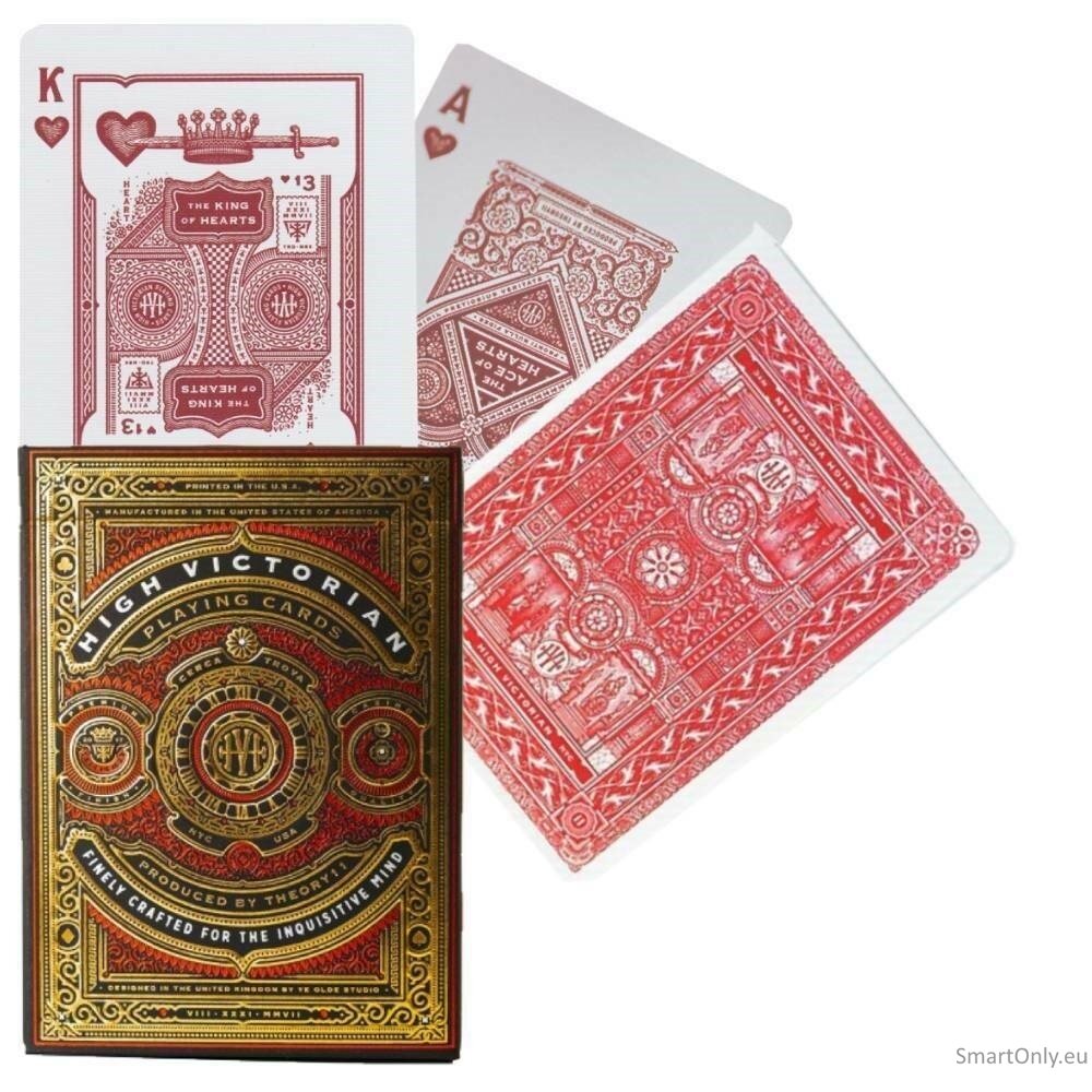 Theory11 High Victorian Kortos (Raudonos) Theory11 High Victorian Kortos (Raudonos)