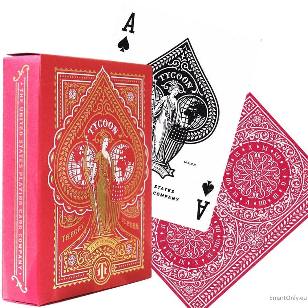 Theory11 Tycoon kortos (Raudonos) Theory11 Tycoon kortos (Raudonos)