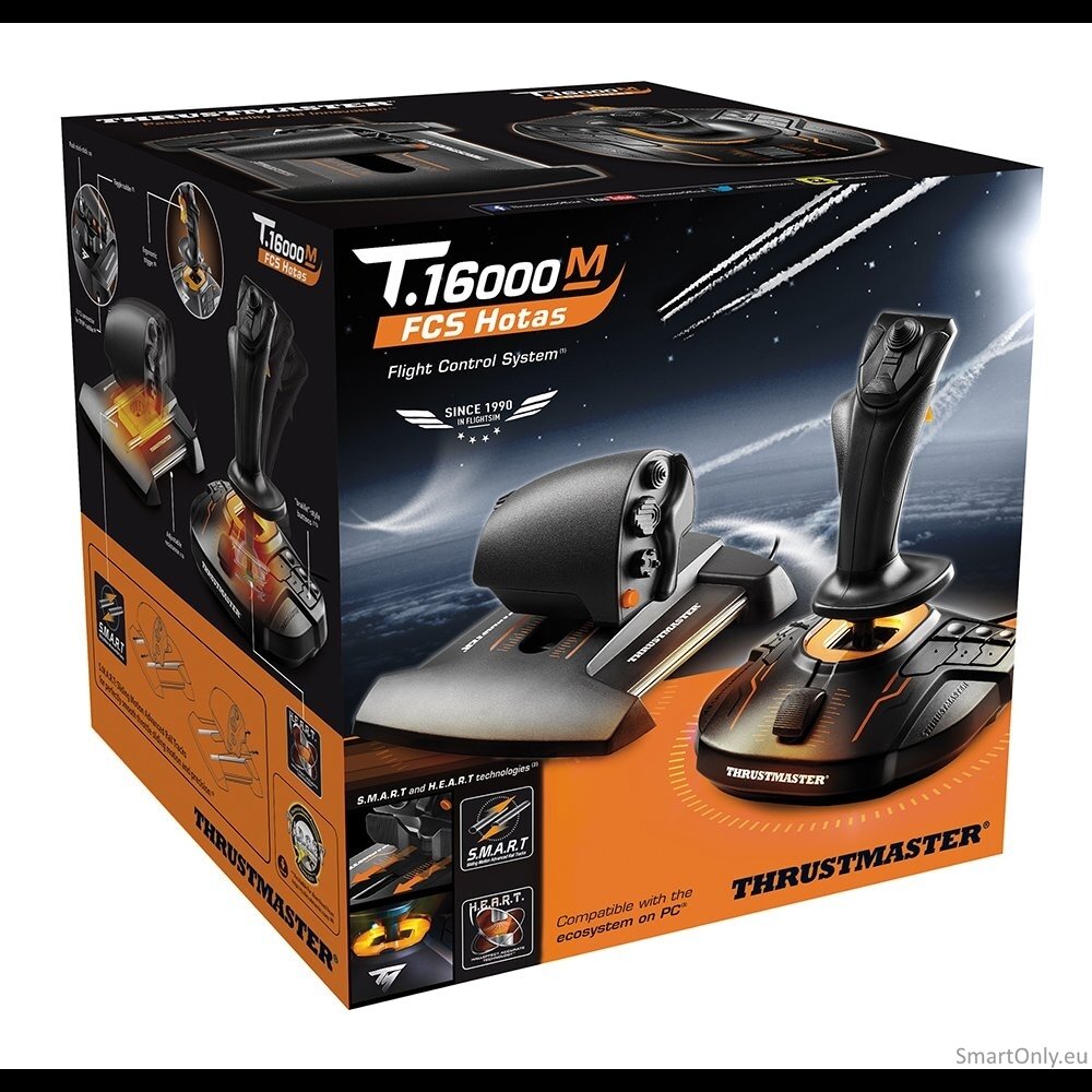 Thrustmaster | Joystick T 16000M FCS Hotas | Black Thrustmaster | Joystick T 16000M FCS Hotas | Black
