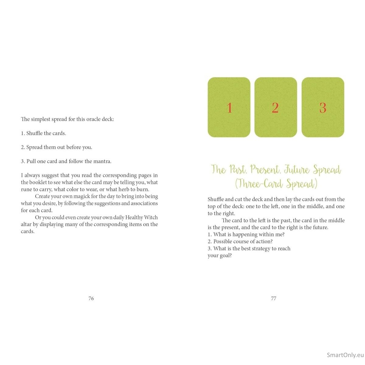 the Healthy Witch Orakulo kortos Schiffer Publishing 2