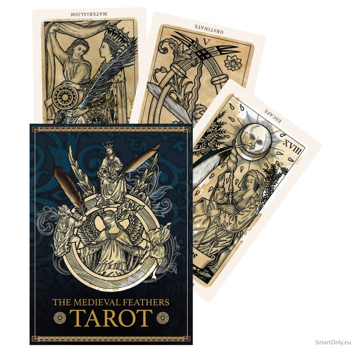 The Medieval Feathers Taro kortos Blue Angel The Medieval Feathers Taro kortos Blue Angel