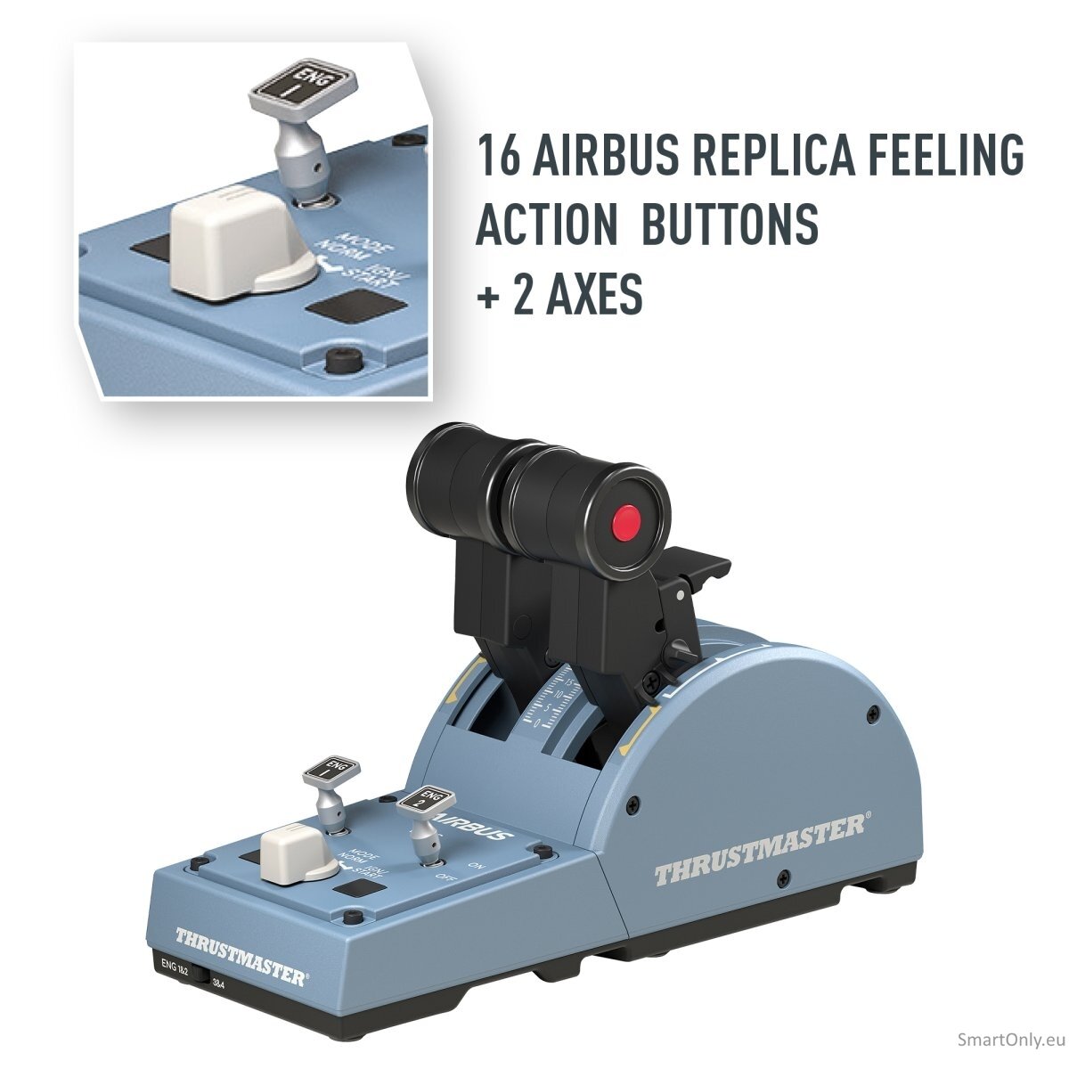 Thrustmaster | Joystick TCA Ofiicer Pack Airbus Edition | Joystick 2 Thrustmaster | Joystick TCA Ofiicer Pack Airbus Edition | Joystick 2