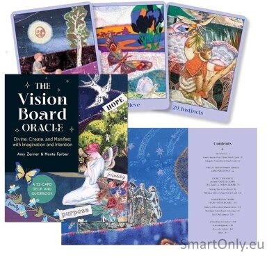 The Vision Board Oracle kortos ir gidas Insight Editions The Vision Board Oracle kortos ir gidas Insight Editions