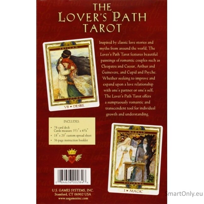 The Lovers Path Tarot kortos US Games Systems 2 The Lovers Path Tarot kortos US Games Systems 2