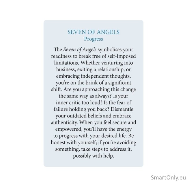 The Tarot of Light Pocket Edition kortos Blue Angel 3