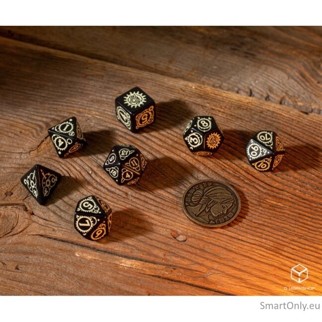 The Witcher Ciri The Zireael kauliukų rinkinys juodos ir smėlio sp 2 The Witcher Ciri The Zireael kauliukų rinkinys juodos ir smėlio sp 2