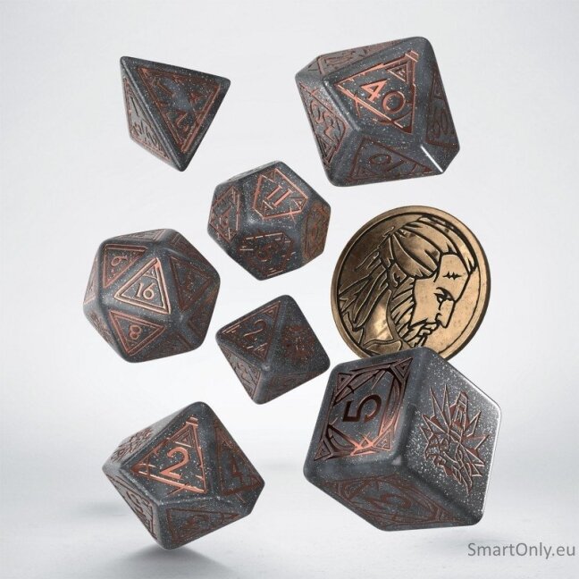 The Witcher. Geralt kauliukų rinkinys Q-WORKSHOP 4 The Witcher. Geralt kauliukų rinkinys Q-WORKSHOP 4