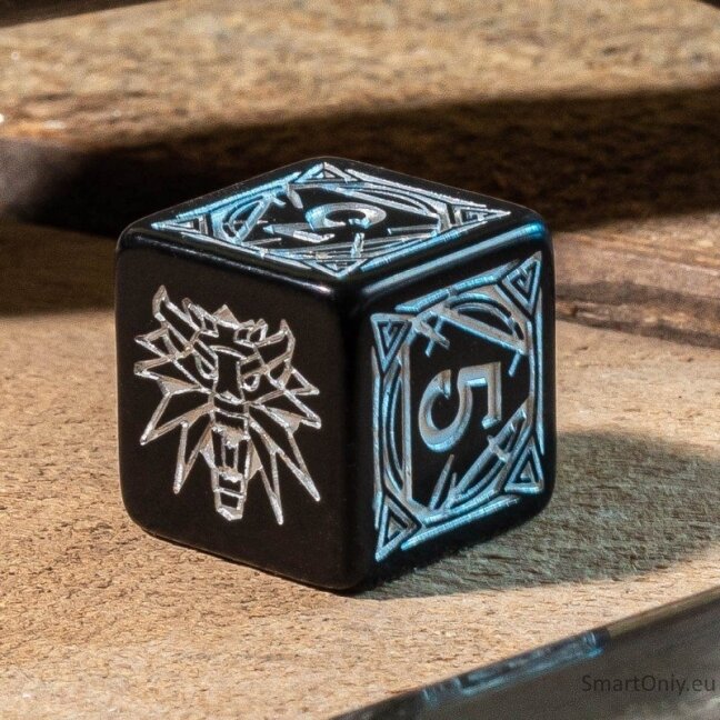 The Witcher Geralt Silver Sword kauliukų rinkinys juodos ir sidabro sp 5 The Witcher Geralt Silver Sword kauliukų rinkinys juodos ir sidabro sp 5