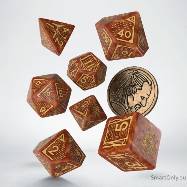 The Witcher kauliukų rinkinys Vesemir - The Wise Witcher Q-workshop 1 The Witcher kauliukų rinkinys Vesemir - The Wise Witcher Q-workshop 1