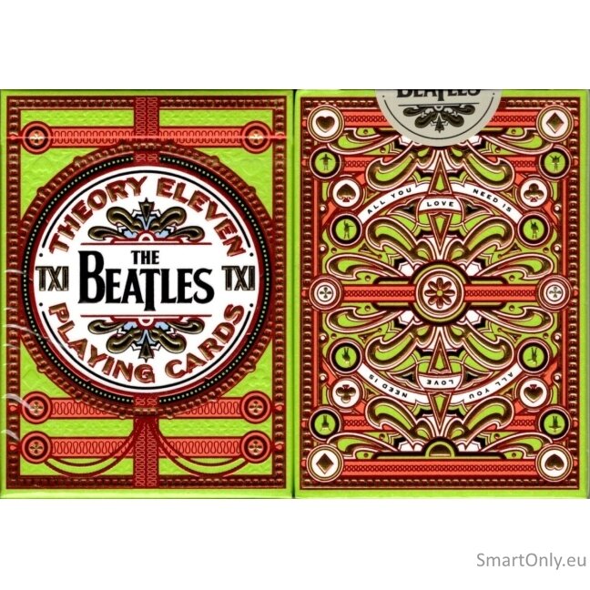 Theory11 The Beatles žaidimo kortos (žalios) 5