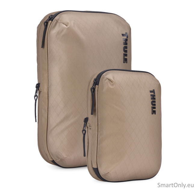 Thule | Compression Cube Set, Small/Medium | Packing Cube | Gentle Beige Thule | Compression Cube Set, Small/Medium | Packing Cube | Gentle Beige