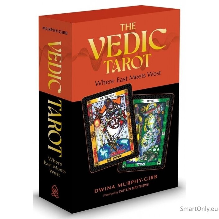 The Vedic Taro kortos: East Meets West (Taro kortų ir informacinio vadovo rinkinys) Schiffer Publishing 2 The Vedic Taro kortos: East Meets West (Taro kortų ir informacinio vadovo rinkinys) Schiffer Publishing 2