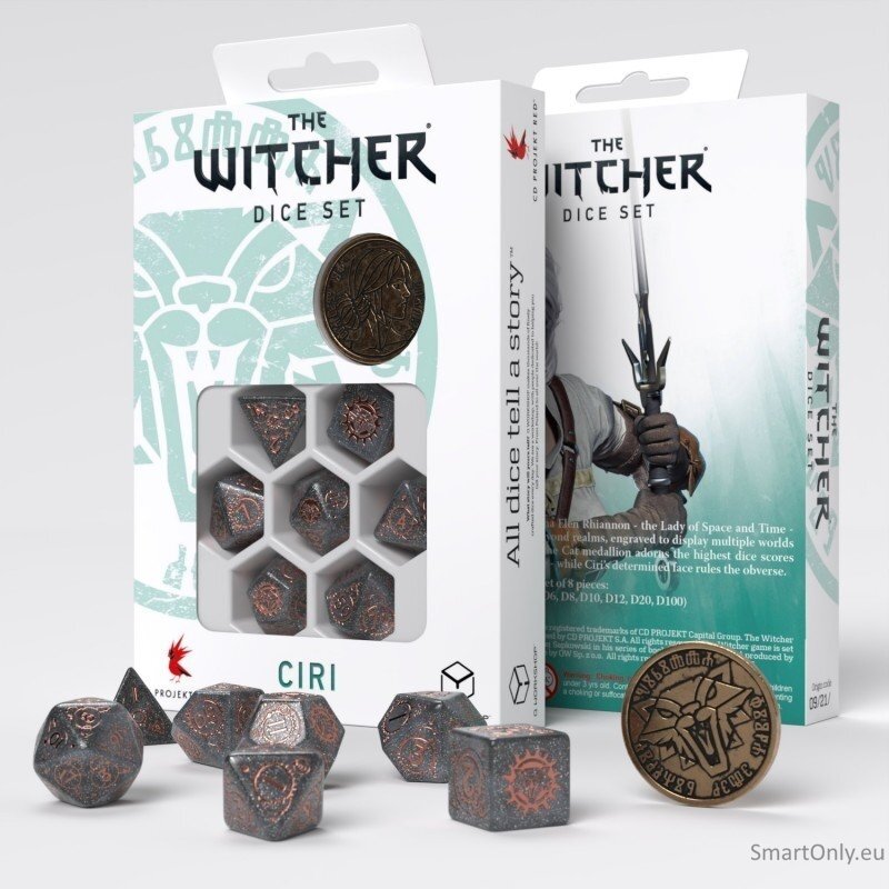 The Witcher. Ciri kauliukų rinkinys Q-WORKSHOP 5 The Witcher. Ciri kauliukų rinkinys Q-WORKSHOP 5