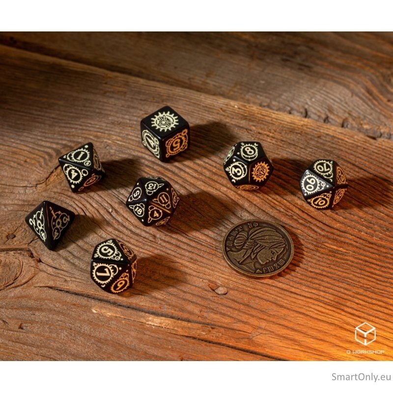The Witcher Ciri The Zireael kauliukų rinkinys juodos ir smėlio sp 2 The Witcher Ciri The Zireael kauliukų rinkinys juodos ir smėlio sp 2