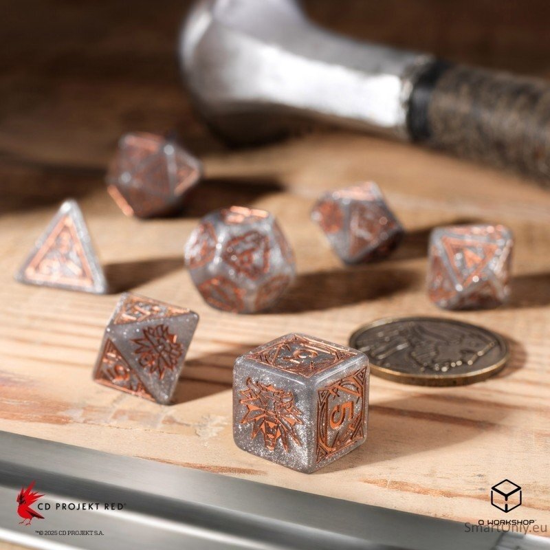 The Witcher. Geralt kauliukų rinkinys Q-WORKSHOP 1 The Witcher. Geralt kauliukų rinkinys Q-WORKSHOP 1