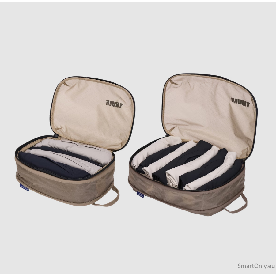 Thule | Compression Cube Set, Small/Medium | Packing Cube | Gentle Beige 3