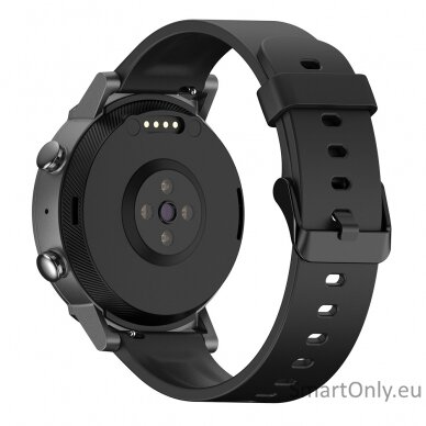 TicWatch E3 1.3”, Smart watch, GPS (satellite), 2.5D glass, Touchscreen, Heart rate monitor, Activity monitoring 24/7, Waterproof, Bluetooth, Wi-Fi, Panther Black 3