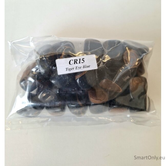 Tigro akies akmuo melsvas (500 g.) Lo Scarabeo 3 Tigro akies akmuo melsvas (500 g.) Lo Scarabeo 3