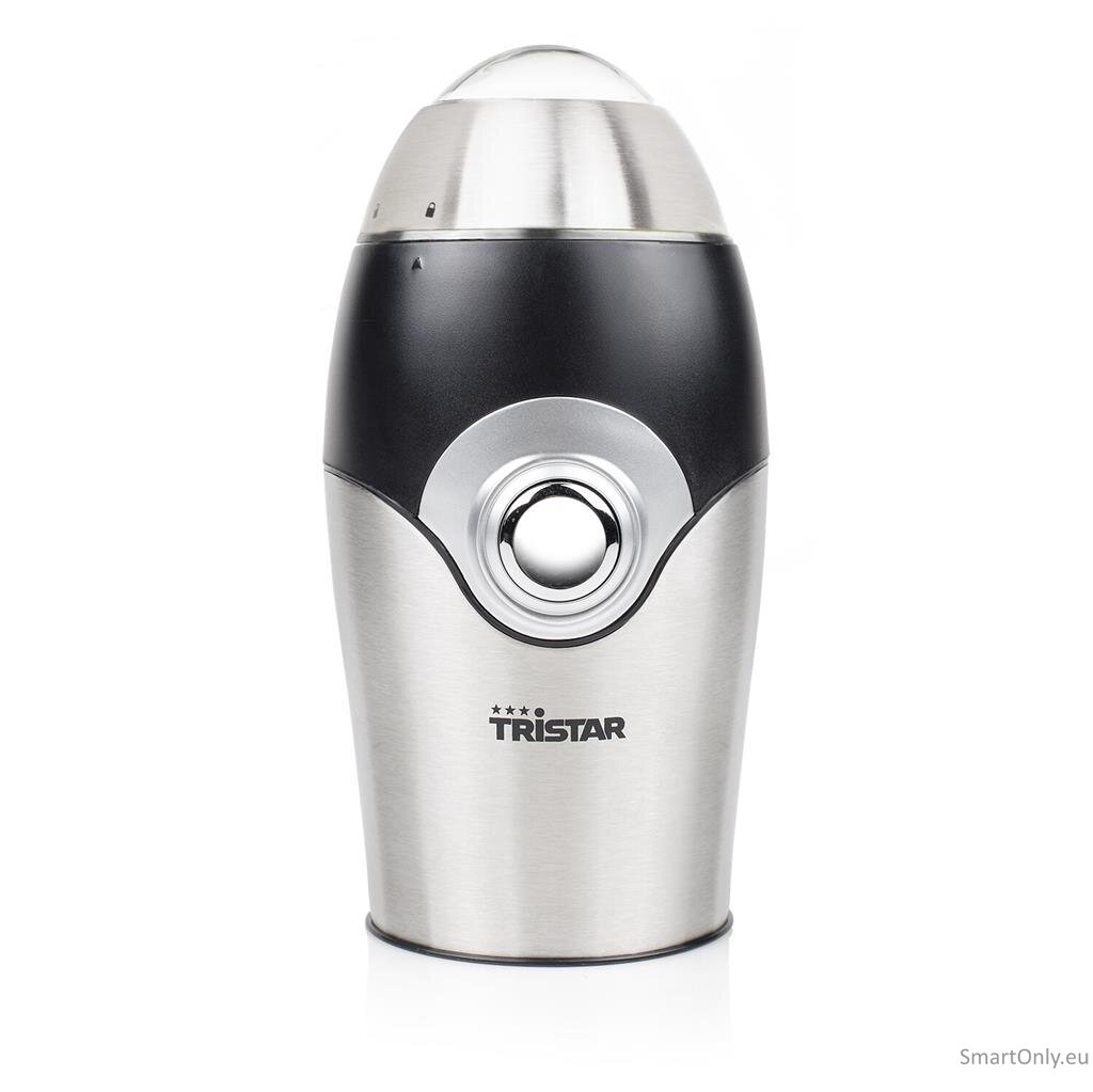 Tristar Coffee grinder | KM-2270 | 150 W | Coffee beans capacity 70 g | Number of cups 10 pc(s) | Stainless steel Tristar Coffee grinder | KM-2270 | 150 W | Coffee beans capacity 70 g | Number of cups 10 pc(s) | Stainless steel