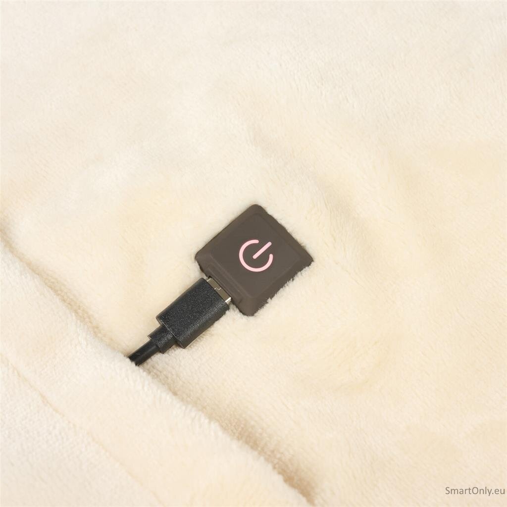 Tristar Cordless heating blanket, 150 x 80 cm | BW-4787 | Number of heating levels 3 | Number of persons 1 | Washable | Fleece | 10 W | Beige 1
