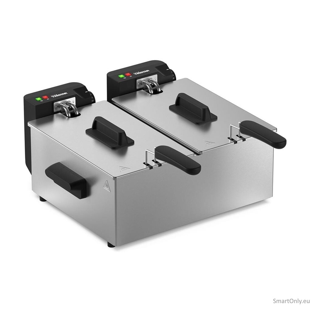 Tristar Double deep fryer | FR-9342 | Power 3600 W | Capacity 6 L | Silver 1 Tristar Double deep fryer | FR-9342 | Power 3600 W | Capacity 6 L | Silver 1