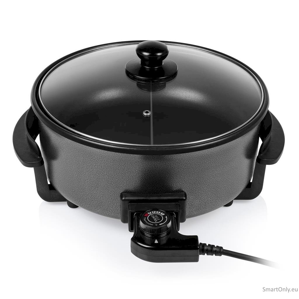 Tristar Multifunctional grill pan XL PZ-9135 Grill Diameter 30 cm 1500 W Lid included Fixed handle Black 1