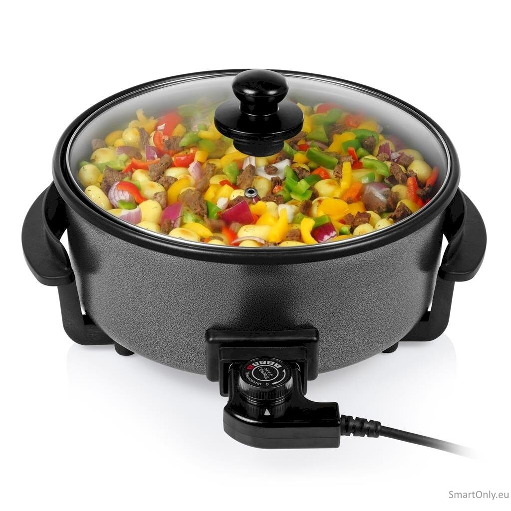 Tristar Multifunctional grill pan XL PZ-9135 Grill Diameter 30 cm 1500 W Lid included Fixed handle Black Tristar Multifunctional grill pan XL PZ-9135 Grill Diameter 30 cm 1500 W Lid included Fixed handle Black