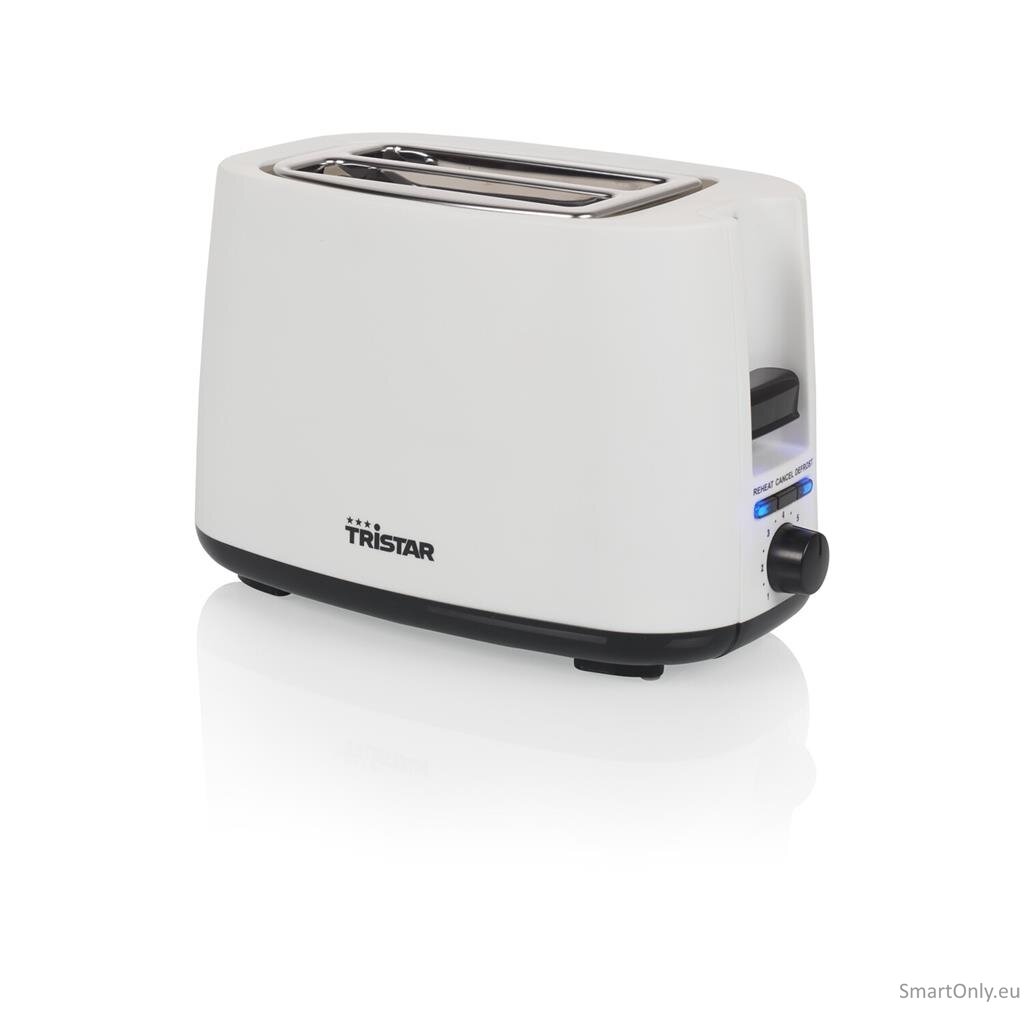 Tristar Toaster | BR-1055 | Power 750 W | Number of slots 2 | Housing material Plastic | White Tristar Toaster | BR-1055 | Power 750 W | Number of slots 2 | Housing material Plastic | White
