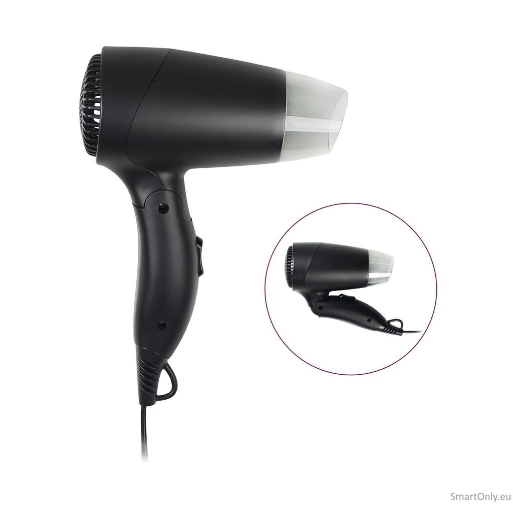 Tristar Travel Hair Dryer | HD-2460 | 1200 W | Number of temperature settings 2 | Black Tristar Travel Hair Dryer | HD-2460 | 1200 W | Number of temperature settings 2 | Black