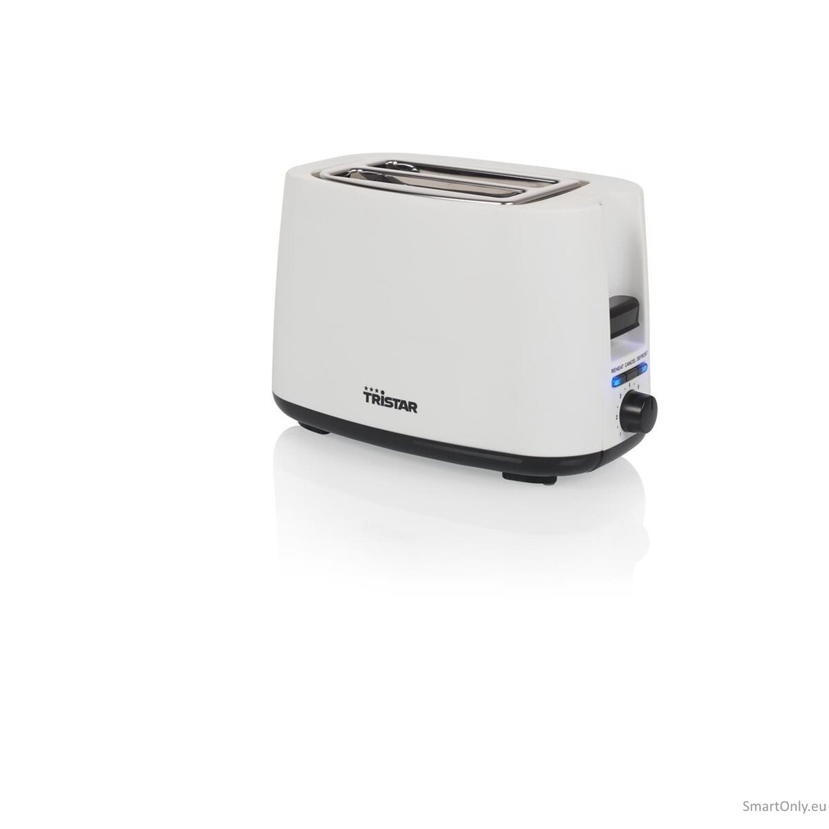 Tristar Toaster | BR-1055 | Power 750 W | Number of slots 2 | Housing material Plastic | White 4