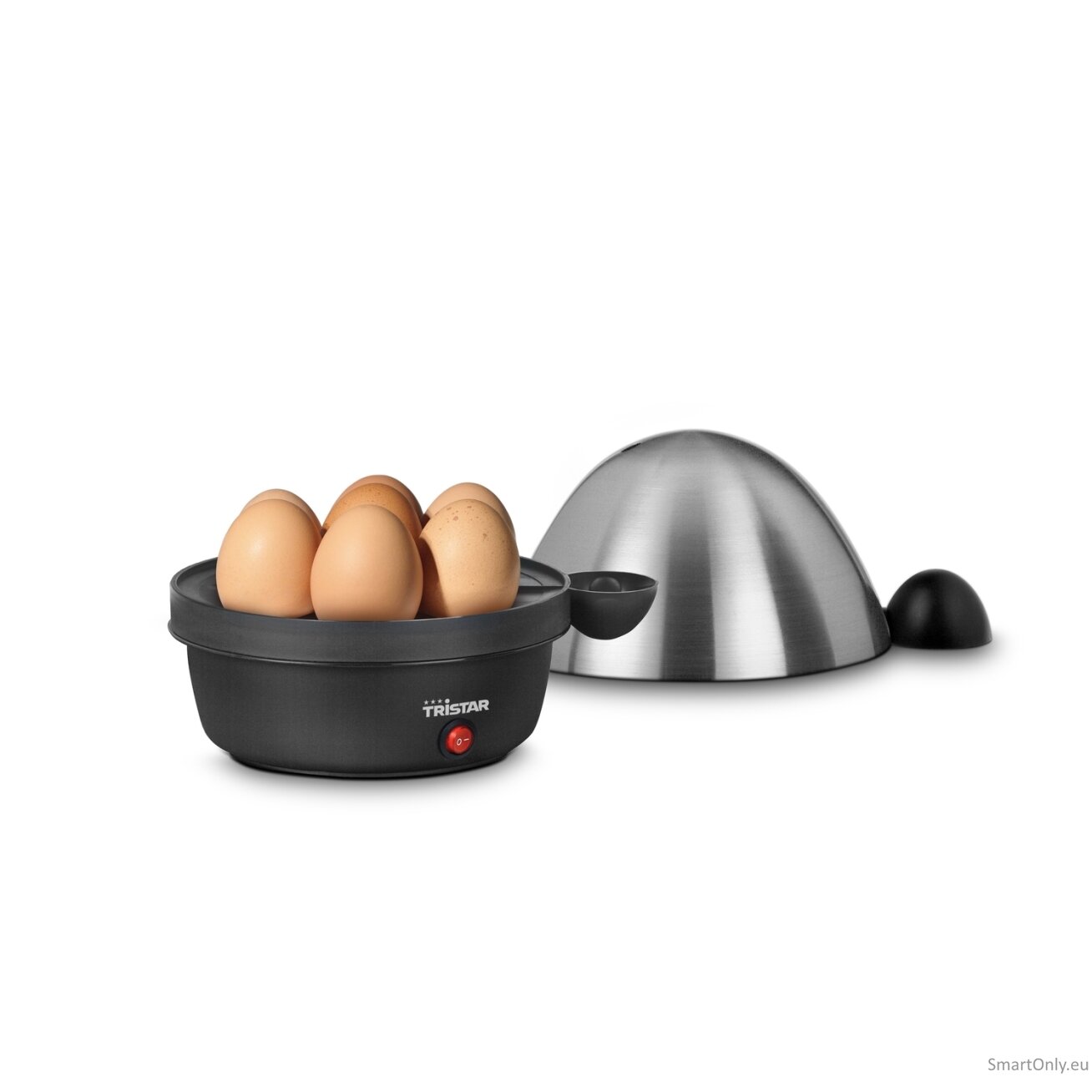 Tristar Egg Boiler EK-3076 Black, Stainless Steel Lid Eggs capacity 7 4