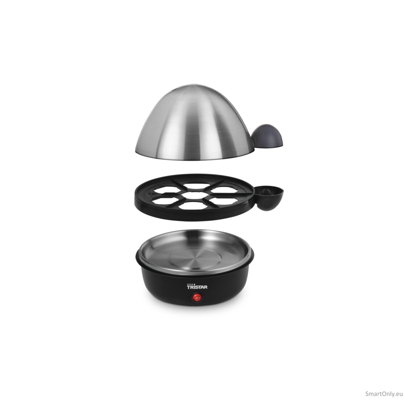 Tristar Egg Boiler EK-3076 Black, Stainless Steel Lid Eggs capacity 7 5 Tristar Egg Boiler EK-3076 Black, Stainless Steel Lid Eggs capacity 7 5