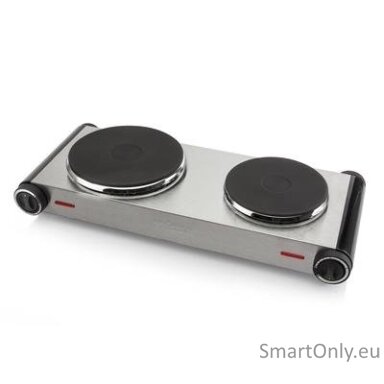 Tristar | Free standing table hob | KP-6248 | Number of burners/cooking zones 2 | 2500 W | Stainless Steel/Black | Electric