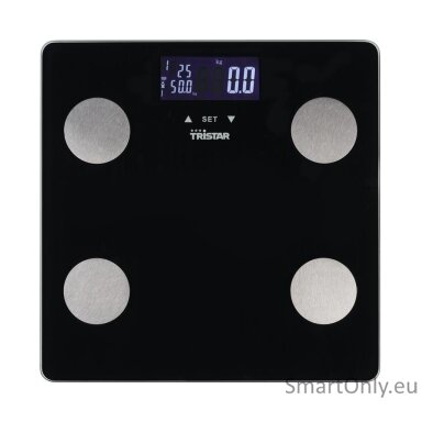 Tristar Personal Scale | WG-2442 | Maximum weight (capacity) 150 kg | Accuracy 100 g | Body Mass Index (BMI) measuring | Black Tristar Personal Scale | WG-2442 | Maximum weight (capacity) 150 kg | Accuracy 100 g | Body Mass Index (BMI) measuring | Black
