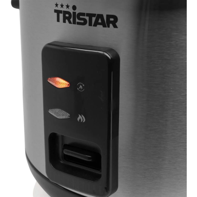 Tristar RK-6146 Rice cooker, 1 L, Stainless Steel | Tristar
