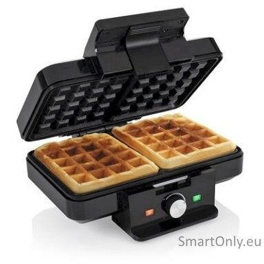 Tristar Waffle maker | WF-1165 | 1000 W | Number of pastry 2 | Belgium | Black Tristar Waffle maker | WF-1165 | 1000 W | Number of pastry 2 | Belgium | Black