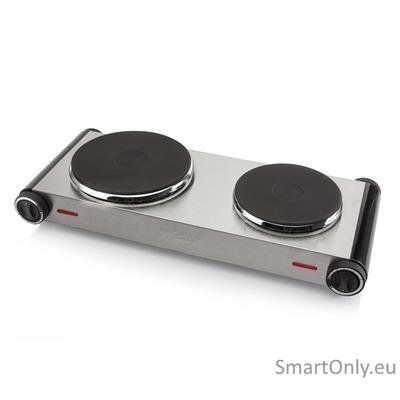 Tristar | Free standing table hob | KP-6248 | Number of burners/cooking zones 2 | 2500 W | Stainless Steel/Black | Electric 1