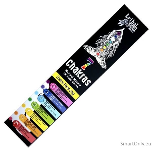 Tribal Soul Incense - 7 Chakras with Message Card Hari Darshan Tribal Soul Incense - 7 Chakras with Message Card Hari Darshan
